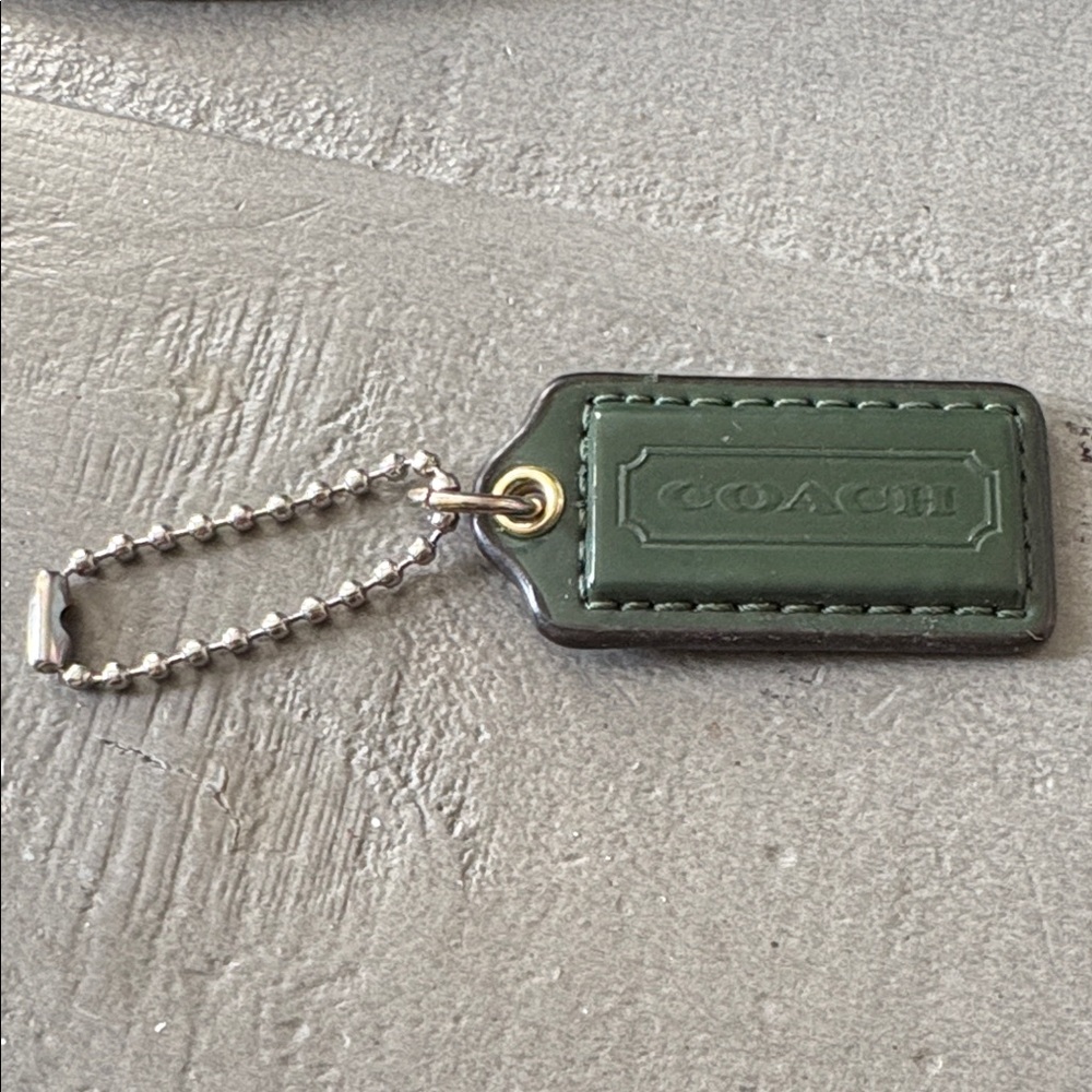 Coach Olive Green Key Holder